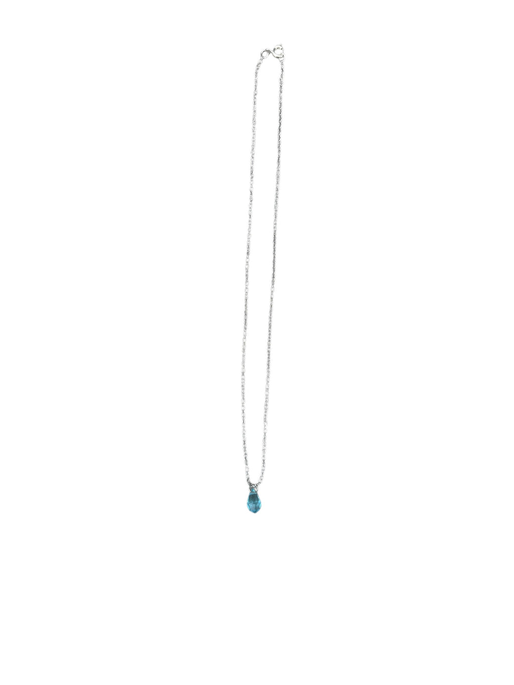 Teardrop Zircon Gemstone Necklace